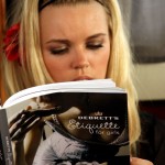 Porchia Watson reading up on etiquette