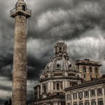 Trajan's Column in the Piazza Venezia